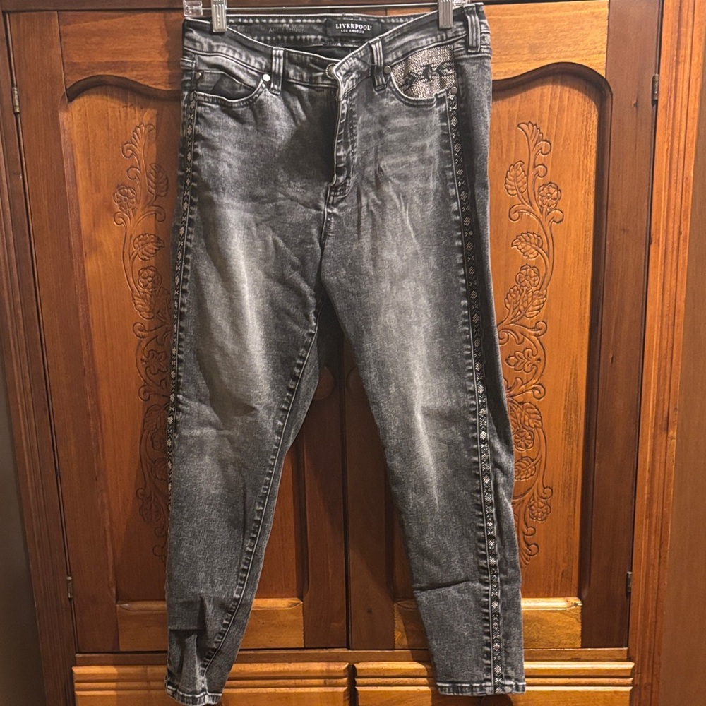 Black Liverpool  Denim Jeans